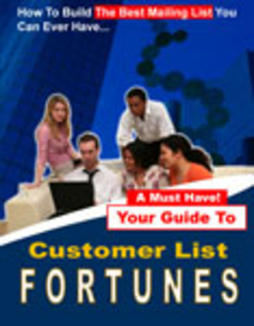 Product picture Customer List Fortunes - Expand Your On-line Business